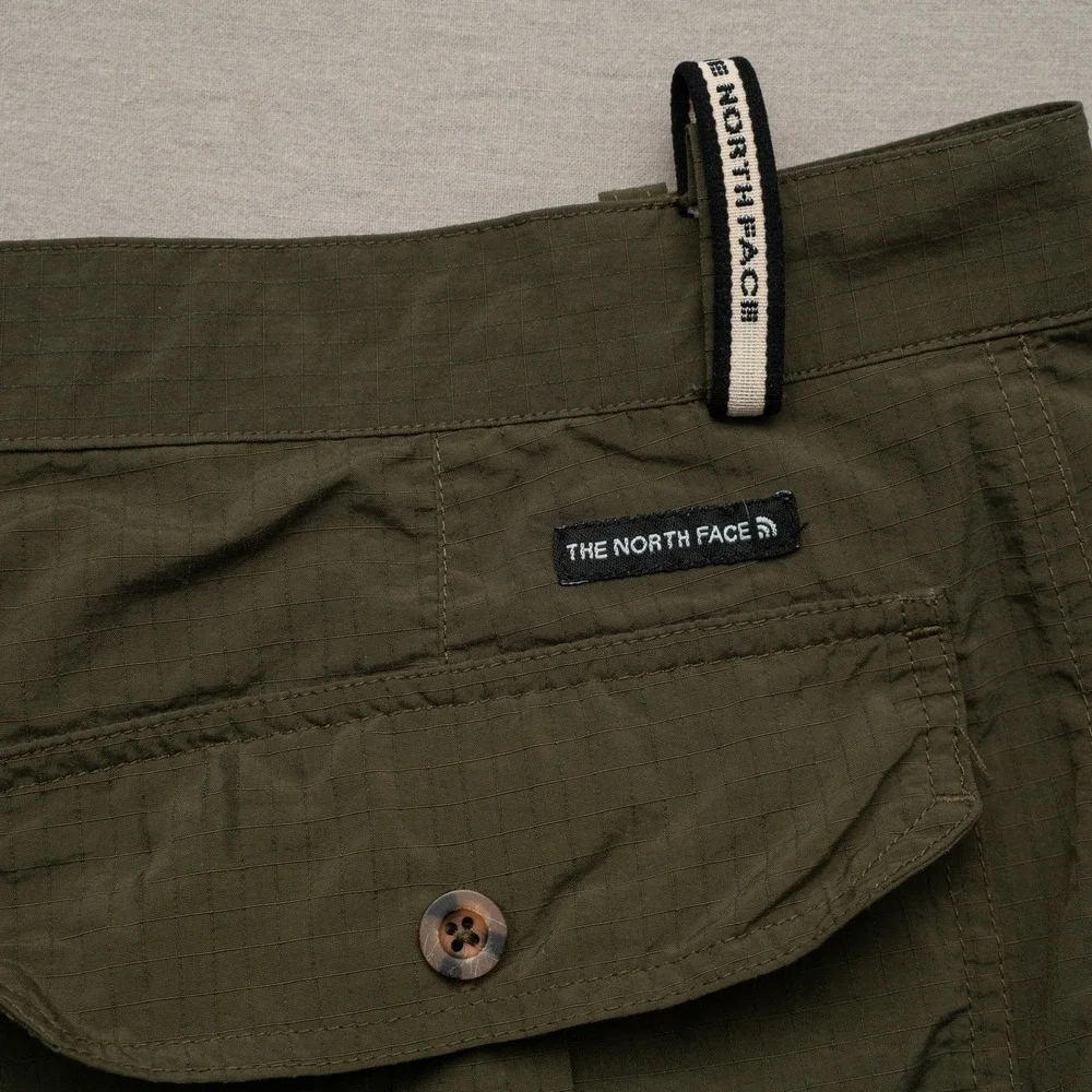 The‎ North Face Zip Off Hiking Pants Shorts Olive Green Adult 33